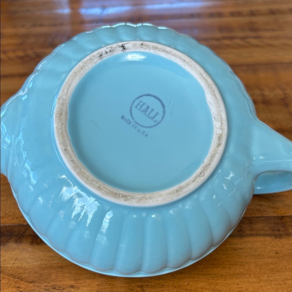Vintage Hall Light Blue Murphy Teapot - Picture 2 of 2